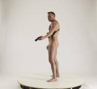2020 01 MICHAEL NAKED SOLDIER DIFFERENT POSES WITH GUN (1)
